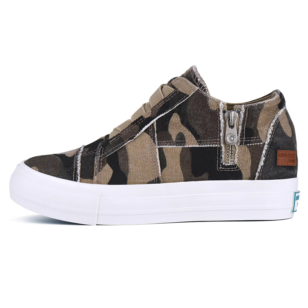 Sneakers for Womens Fashion Platform Hidden Heel